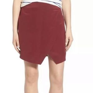 Madewell Parkway silk skirt small